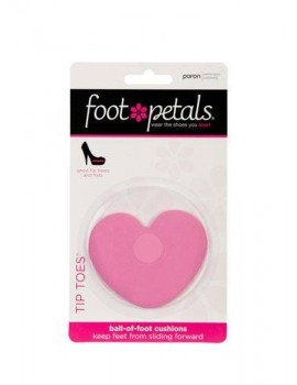 Coussinet plante pied FootPetals en coeur coeur en rose